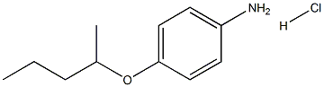 4-(1-METHYLBUTOXY)BENZENAMINEHYDROCHLORIDE Struktur