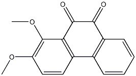 7,8-DIMETHOXY-9,10-DIHYDRO-PHENANTHRENEQUINONE Struktur