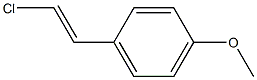 4-METHOXY-BETA-CHLOROSTYRENE Struktur