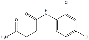 N-(2,4-DICHLOROPHENYL)SUCCINAMIDE Struktur