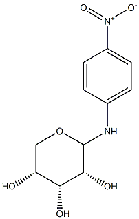 N-PARA-NITROPHENYL-D-RIBOSYLAMINE Struktur