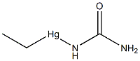 ETHYLMERCURYUREA Struktur
