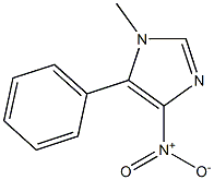 1-METHYL-4-NITRO-5-PHENYLIMIDAZOLE Struktur