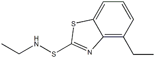 N-DIETHYL-2-BENZOTHIAZOLESULPHENAMIDE Struktur