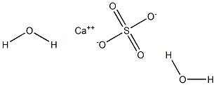 CALCIUM(II)SULPHATEDIHYDRATE Struktur