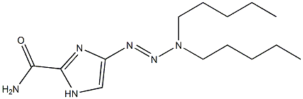 DIAMYL-TRIAZENOIMIDAZOLE-CARBOXAMIDE Struktur