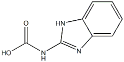 2-BENZIMIDAZOLECARBAMICACID Struktur