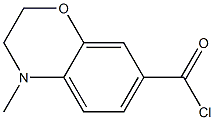 4-METHYL-3,4-DIHYDRO-2H-1,4-BENZOXAZINE-7-CARBONYL CHLORIDE: TECH. Struktur