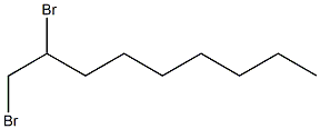 1,2-dibromononane Struktur