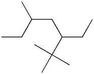 2,2,5-trimethyl-3-ethylheptane Struktur