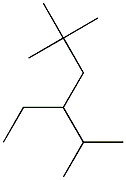 2,2,5-trimethyl-4-ethylhexane Struktur