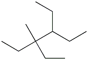 3-methyl-3,4-diethylhexane Struktur