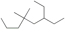 4,4-dimethyl-6-ethyloctane Struktur