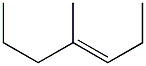 4-methyl-trans-3-heptene Struktur