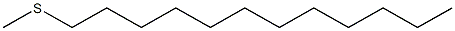 methyl dodecyl sulfide Struktur