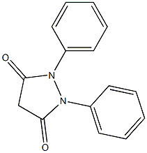 1,2-DIPHENYL-3,5-DIOXOPYRAZOLIDINE Struktur