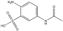 5-ACETYLAMINO-2-AMINOBENZENESULFONIC ACID Struktur