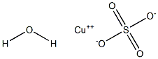 COPPER SULPHATE HYDRATE Struktur