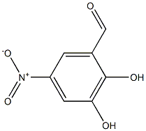 3,-DIHYDROXY-5-NITROBENZALDEHYDE Struktur