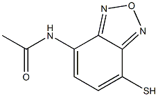 N-(7-SULFANYL-2,1,3-BENZOXADIAZOL-4-YL)ACETAMIDE Struktur