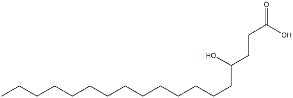 4-hydroxystearic acid Struktur