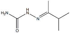 methyl isopropyl ketone semicarbazone Struktur