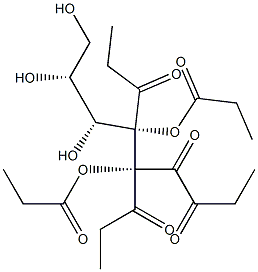 pentapropoyl glucose Struktur