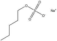 sodium amylsulfate Struktur