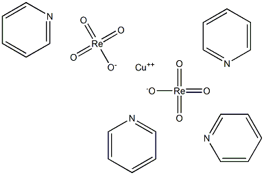 tetrapyridinecopper(II) perrhenate Struktur