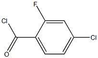 4-CHLORO-2-FLUOROBENZOIC ACID CHLORIDE Struktur