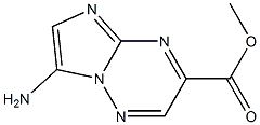 methyl7-aminoimidazo[1,2-b][1,2,4]triazine-3-carboxylate Struktur