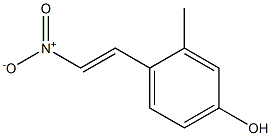 1-(4-HYDROXY-2-METHYLPHENYL)-2-NITROETHENE Struktur