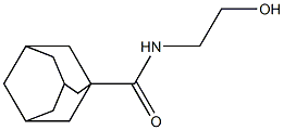 N-(2-HYDROXYETHYL)ADAMANTANE-1-CARBOXAMIDE Struktur