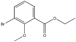 3-BROMO-2-METHOXYBENZOIC ACID ETHYL ESTER Struktur