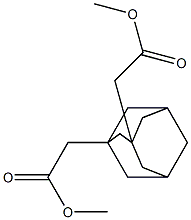 (3-METHOXYCARBONYLMETHYL-ADAMANTAN-1-YL)ACETIC ACID METHYL ESTER Struktur