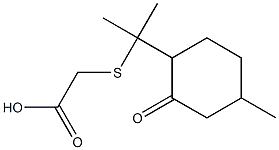 4-MENTHA-3-ONE-8-THIOACETATE Struktur