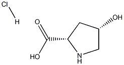 CIS-4-HYDROXY-L-PROLINE HYDROCHLORIDE Struktur