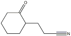 2-(2-CYANOETHYL)CYCLOHEXANONE Struktur