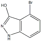 4-BROMO-3-HYDROXYINDAZOLE Struktur