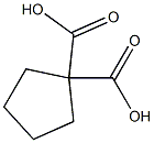 1,1-CYCLOPENTANEDICARBOXYLIC ACID Struktur