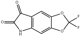 (2,2-Difluoro-2H,5H,6H,7H-[1,3]dioxolo[4,5-f]indole-6,7-dione)
 Struktur