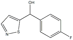 (4-Fluorophenyl)(isothiazol-5-yl)methanol
 Struktur