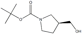 1-BOC- (S)-3-HYDROXYMETHYLPYRROLIDINE Struktur