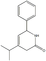 4-Isopropyl-6-Phenyl-3,6-Dihydropyridin-2(1H)-One Struktur