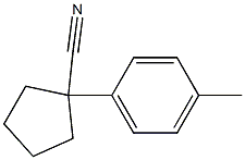 1-p-tolylcyclopentanecarbonitrile Struktur