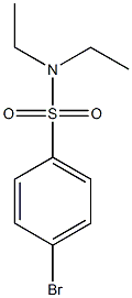 4-bromo-N,N-diethylbenzenesulfonamide Struktur