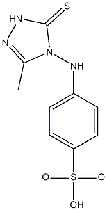 4-(3-METHYL-5-THIOXO-1H-1,2,4-TRIAZOL-4(5H)-YLAMINO)BENZENESULFONICACID Struktur