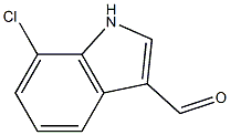 7-CHOROINDOLE-3-CARBOXALDEHYDE Struktur