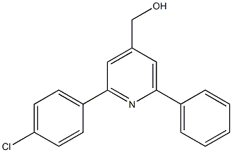 (2-(4-chlorophenyl)-6-phenylpyridin-4-yl)methanol Struktur