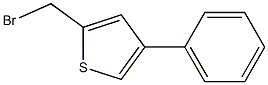 2-(bromomethyl)-4-phenylthiophene Struktur